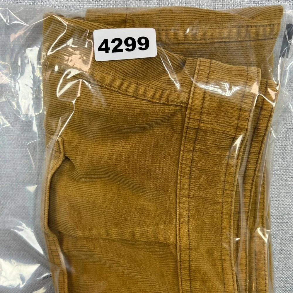 J.Crew Corduroy Button Front Mini Skirt Women's Sz 29 Gold Brown Preppy Academia